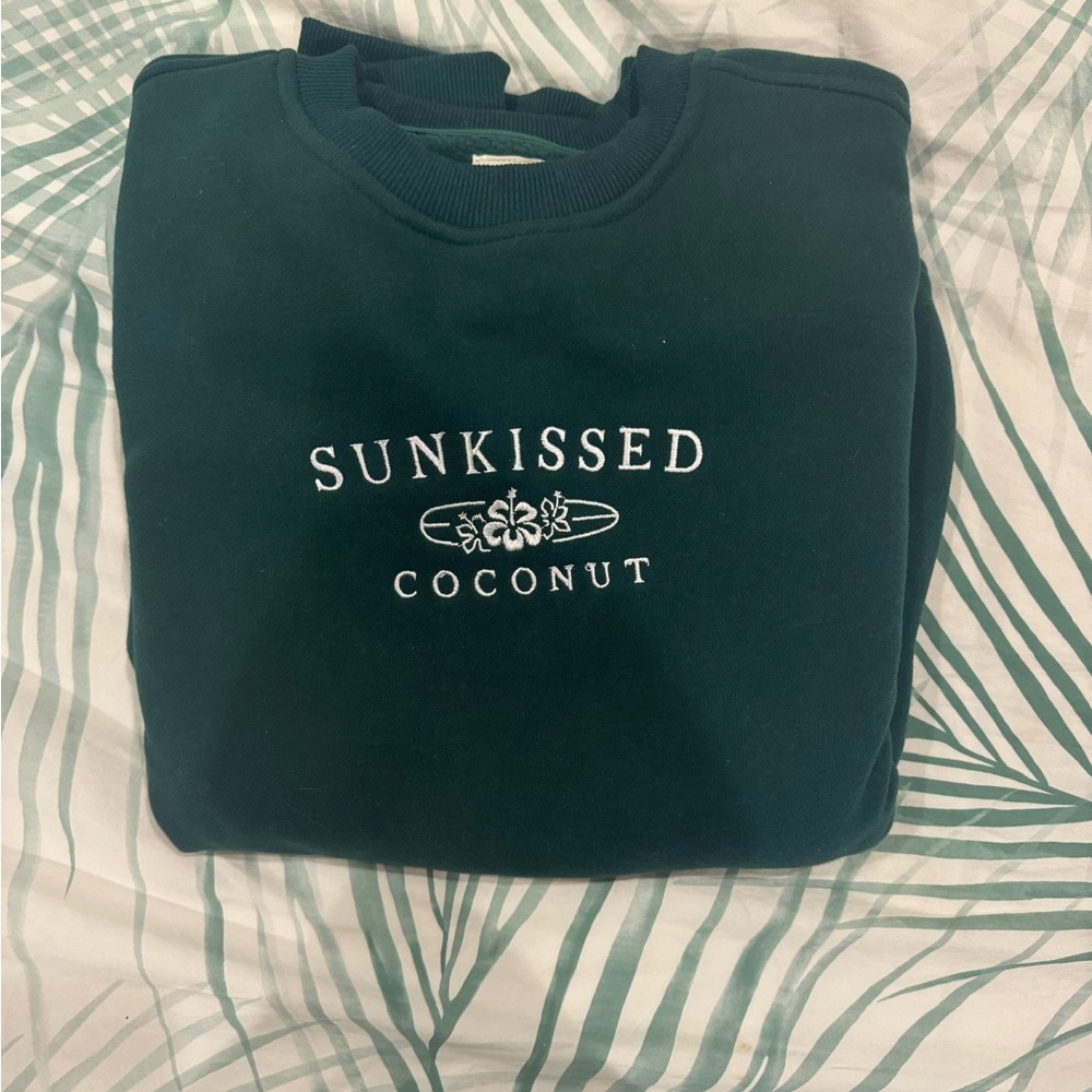 Sunkissed Coconut Oversized Crewneck Size Medium